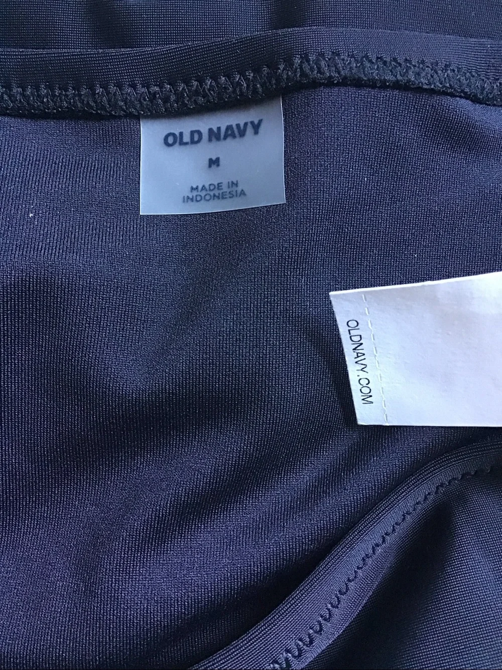 Old Navy Black High Waisted Swim Bottoms NWT Medium Bikini Briefs Bathing Suit⁠